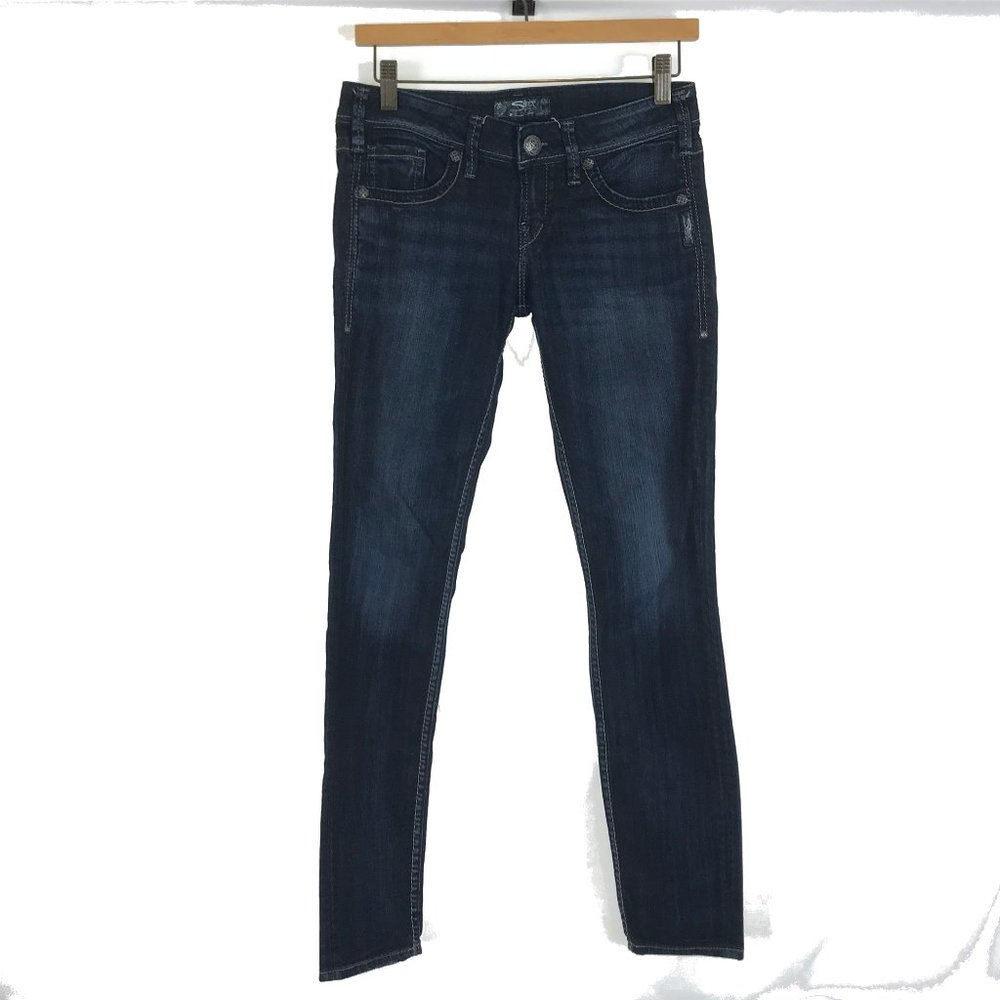 Silver Jeans Co. Dark Wash Aiko Skinny Jeans